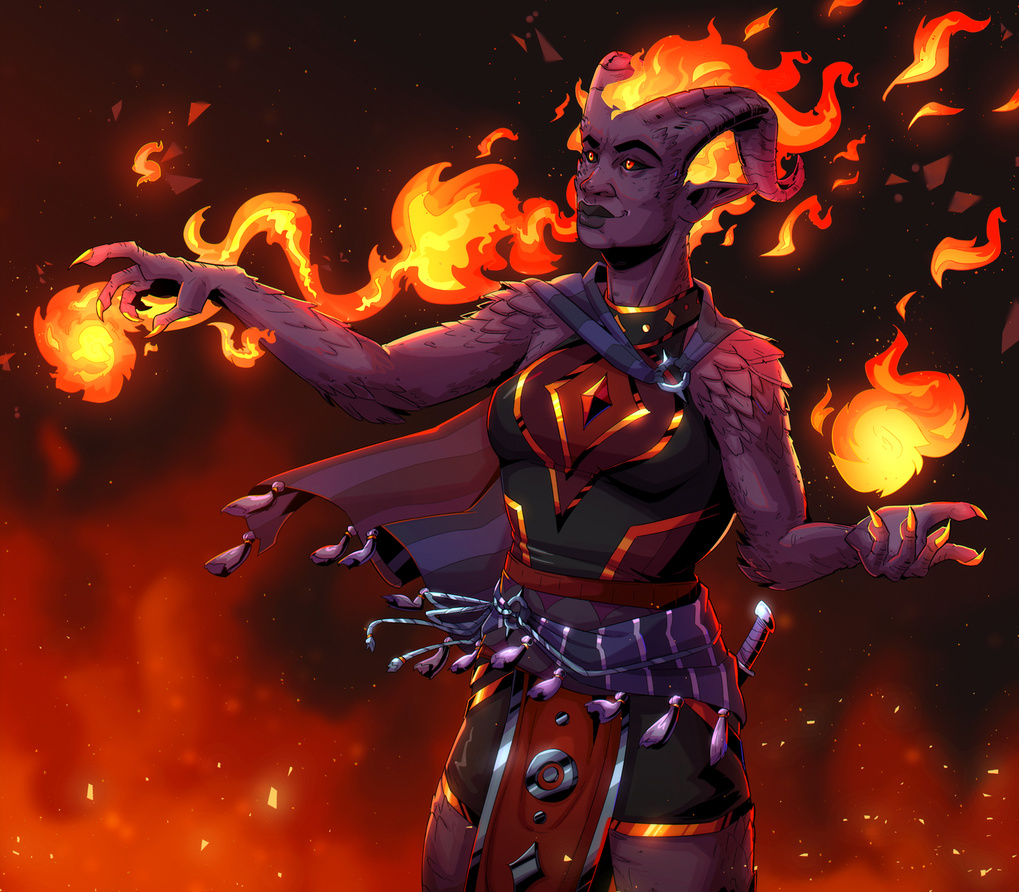 A cellshaded halfbody gift for @salokorai featuring their character, Ayasha. A commission like this would currently cost 100€.